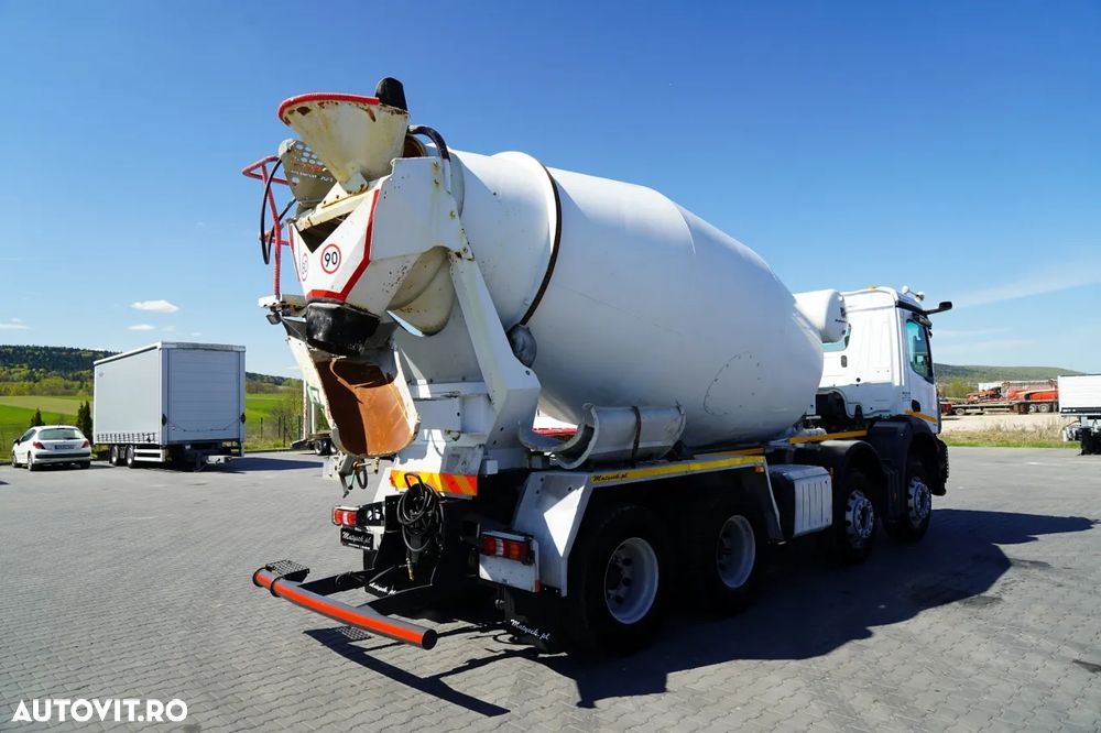 Mercedes-Benz AROCS 3240 / 9M3 BETONIERĂ / 8x4 / BETONIERĂ / AUTOMATĂ / CAMERĂ / JANTE DIN ALIAJ / - 6