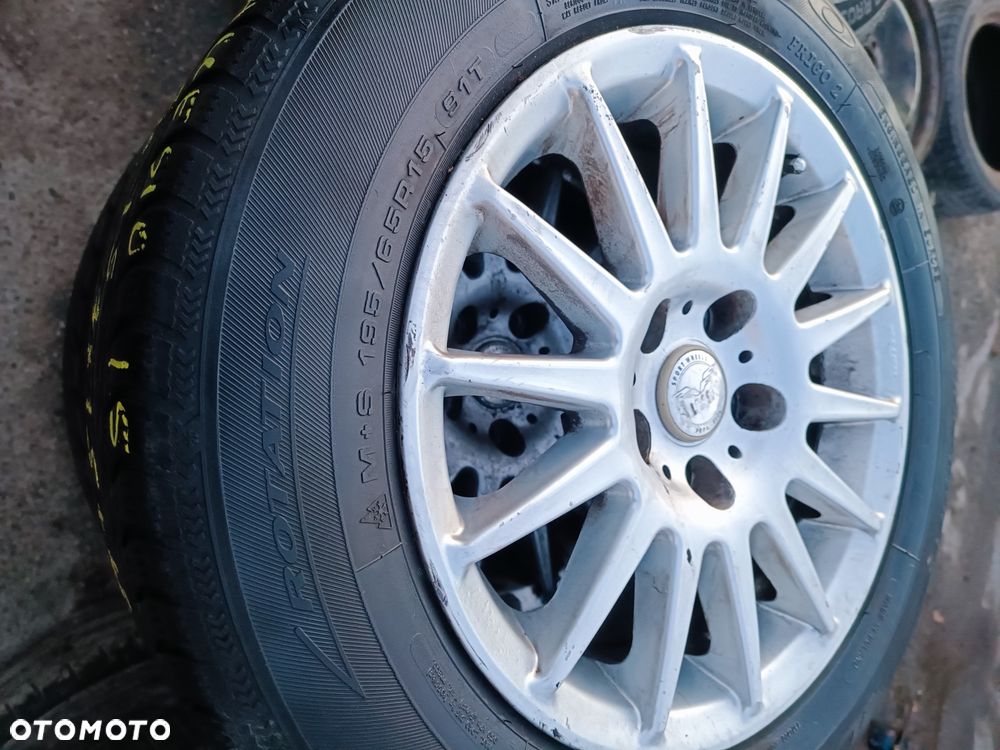 5x108 Felgi Aluminiowe Alufelgi 15 Koła Zimowe RENAULT LAGUNA II 2 KANGOO II 2 MERCEDES CITAN CITROEN C4 PICASSO BERLINGO III 3 PEUGEOT 308 PARTNER III 3 FORD FOCUS CMAX TOURNEO TRANSIT CONNECT VOLVO C30 S40 V40 V50 OPEL COMBO E 4,5mm Legnica ALU-RAD 195/65 - 5