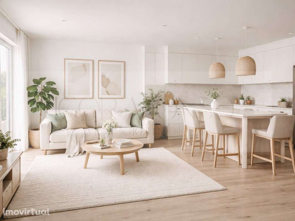 Apartamento Moderno T2 com varanda e churrasqueira - Grande imagem: 4/8
