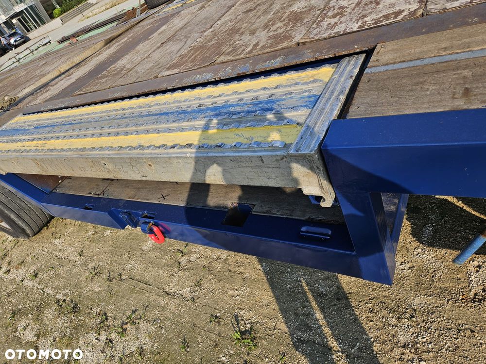 Lag platforma niskopodwoziowa zagłębienia na kombajn, ładowarkę, dźwig, ciągnik siodłowy, 13,5m pokładu - 9