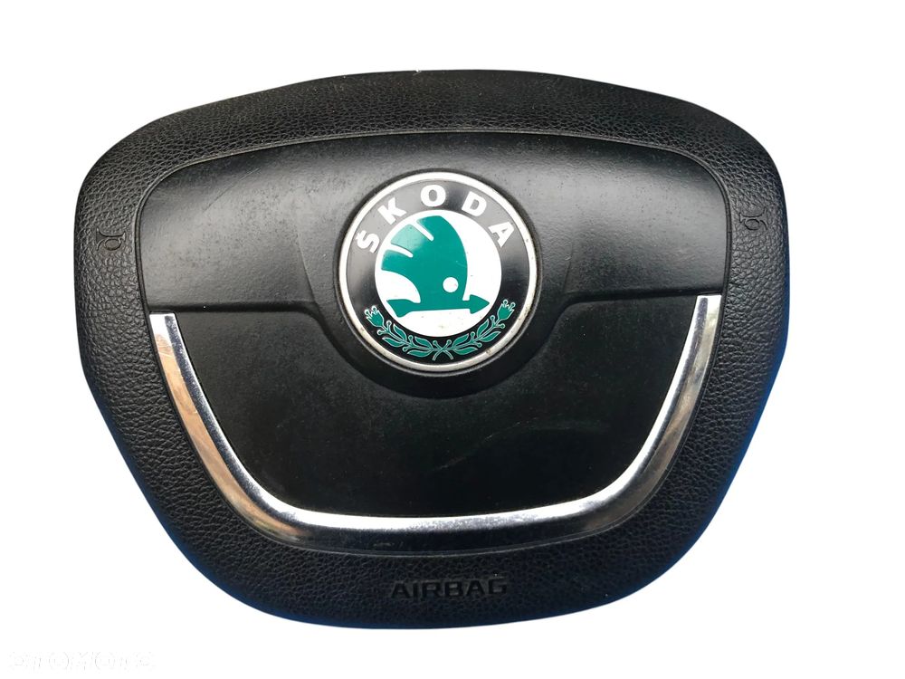 Poduszka Airbag Kierowcy Skoda Octavia II Lift Superb II 1Z0880201AQ - Gwarancja Wysyłka - 1