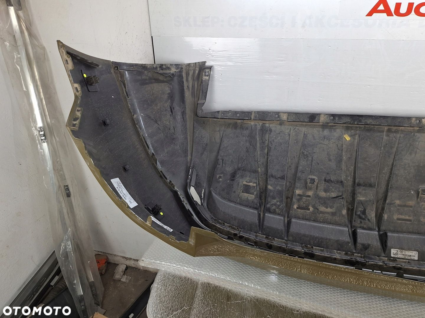 ZDERZAK AUDI E-TRON GT 2020-2024 ORYGINAŁ OE ASO 4J 4J3 DYFUZOR SPOJLER - 4