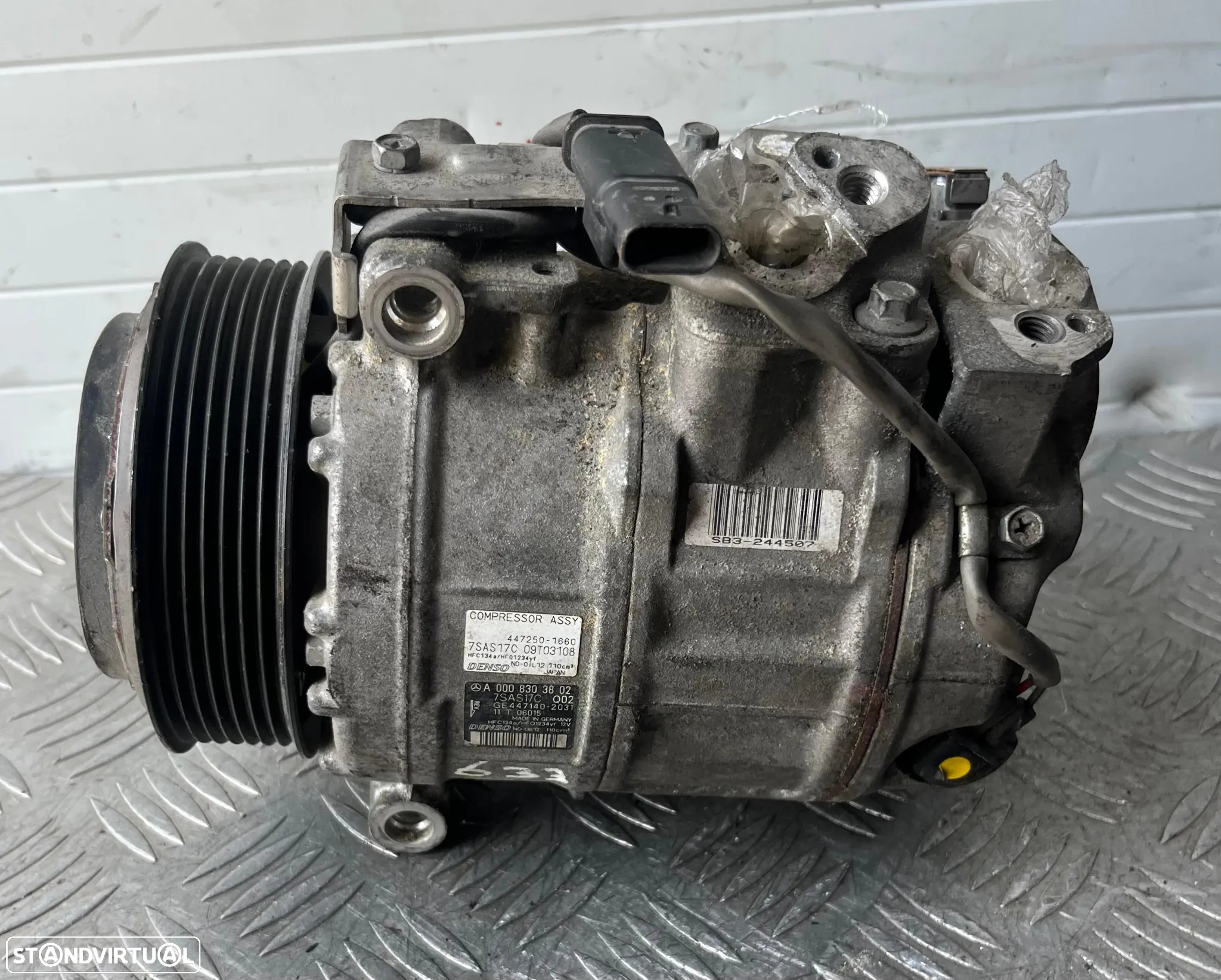 Compressor Ar Condicionado Mercedes GLE Ref: A0008303802/7SAS17C/GE4471402031 - 3