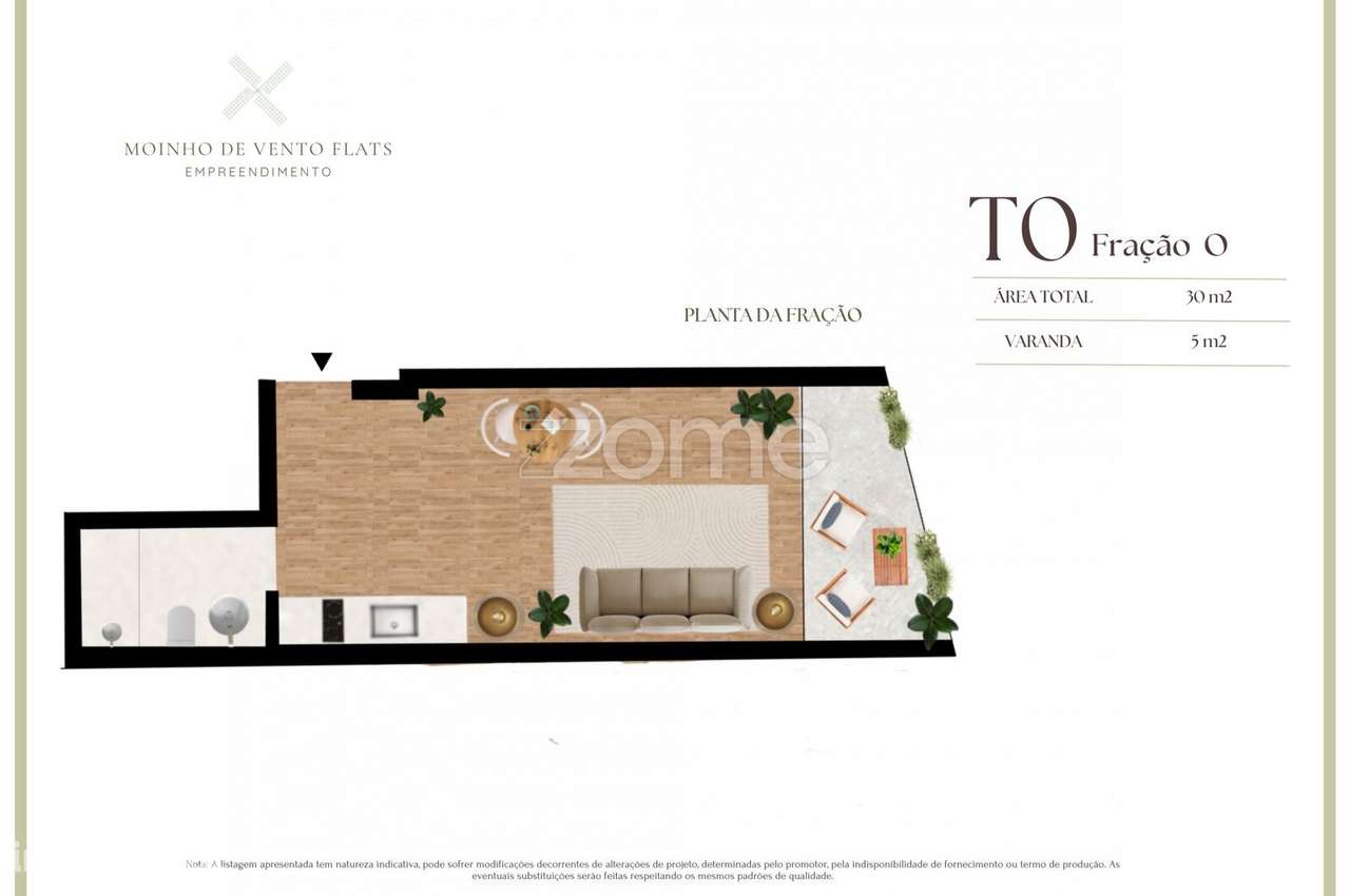 Apartamento T0 O Condominio Moinho de Vento - Grande imagem: 4/19