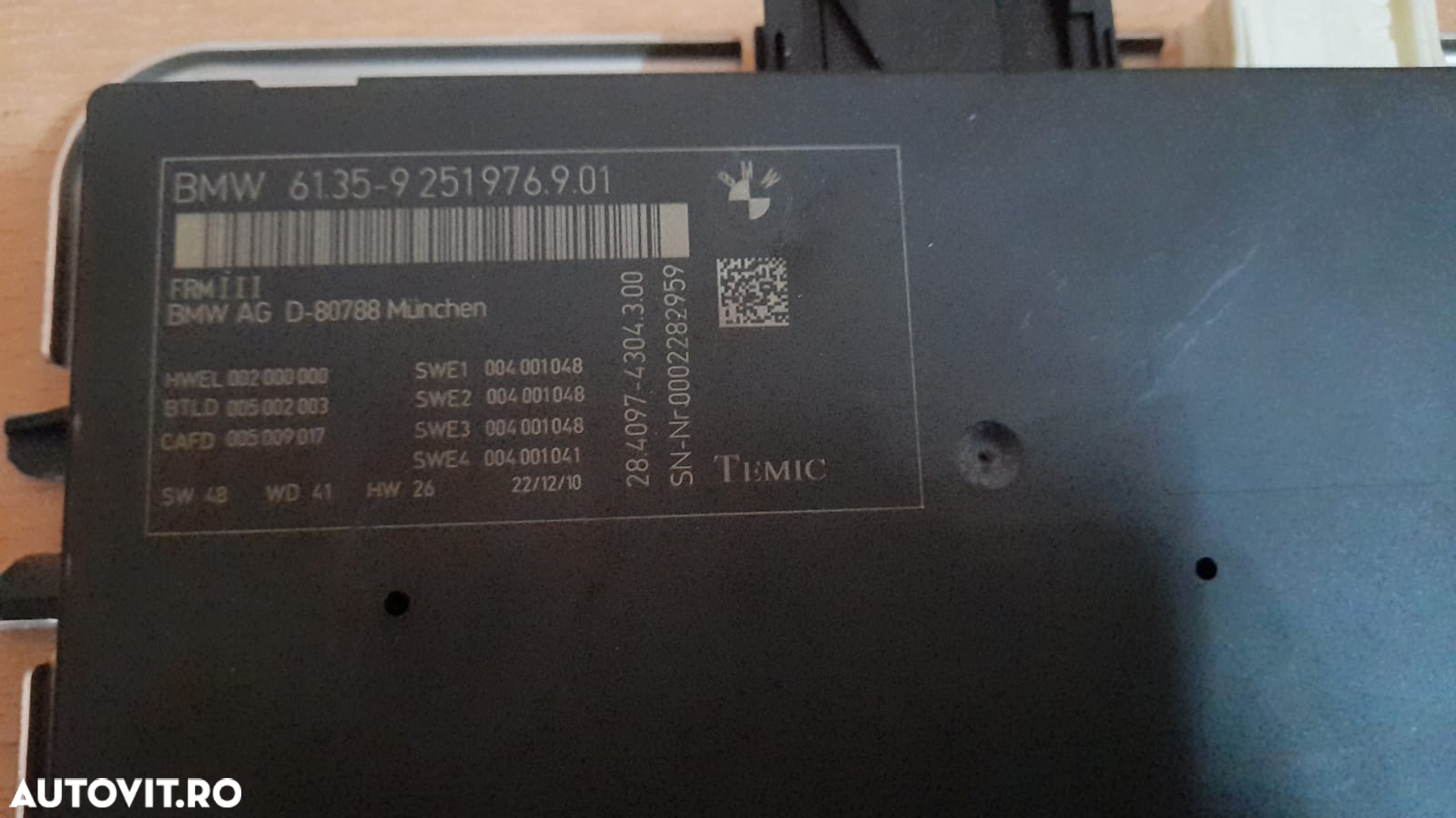 2 module calculator bmw modul frm3 f far xenon bmw f10 f11 NFL - 5