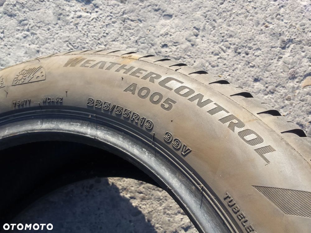 19” - BRIDGESTONE - 225/55 r19 cali –  CALOROCZNE Opony Wielosezonowe 4season WEATHER-CONTROL- stan: BDB - Gwarancja + Możliwy MONTAŻ  !! - 3