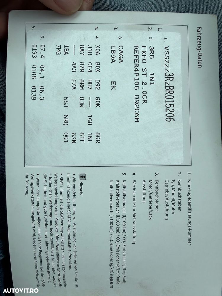 Seat Exeo 2.0 TDI CR Ecomotive Style - 19