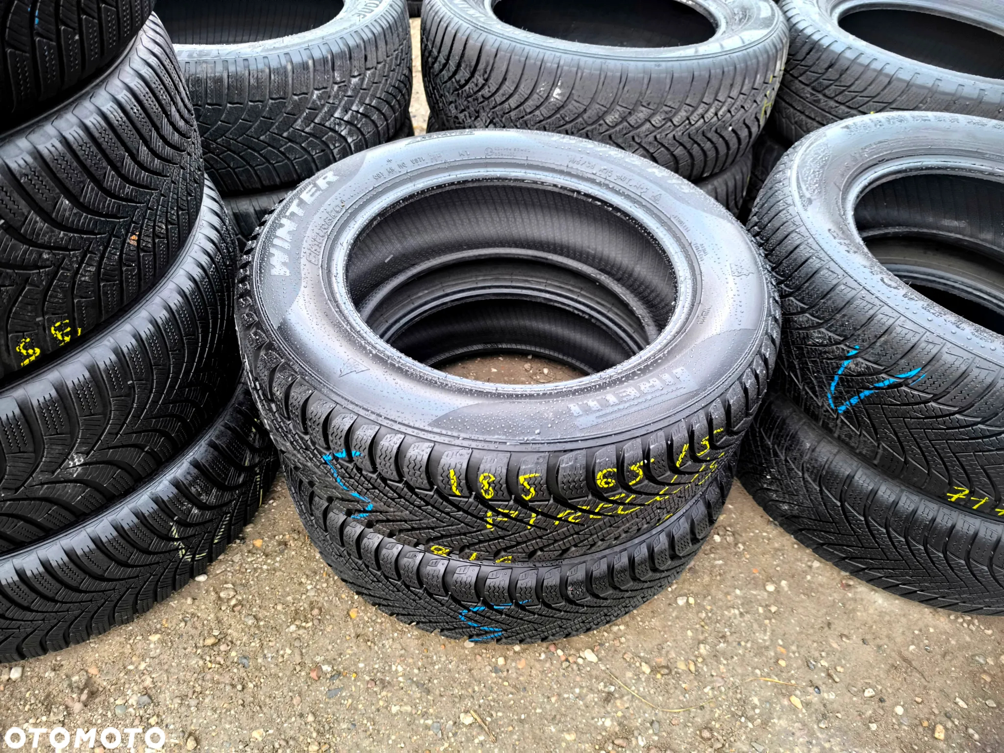 185/65R15 Opony Zimowe Zima PIRELLI CINTURATO WINTER 8mm Legnica ALU-RAD 185/65 - 4