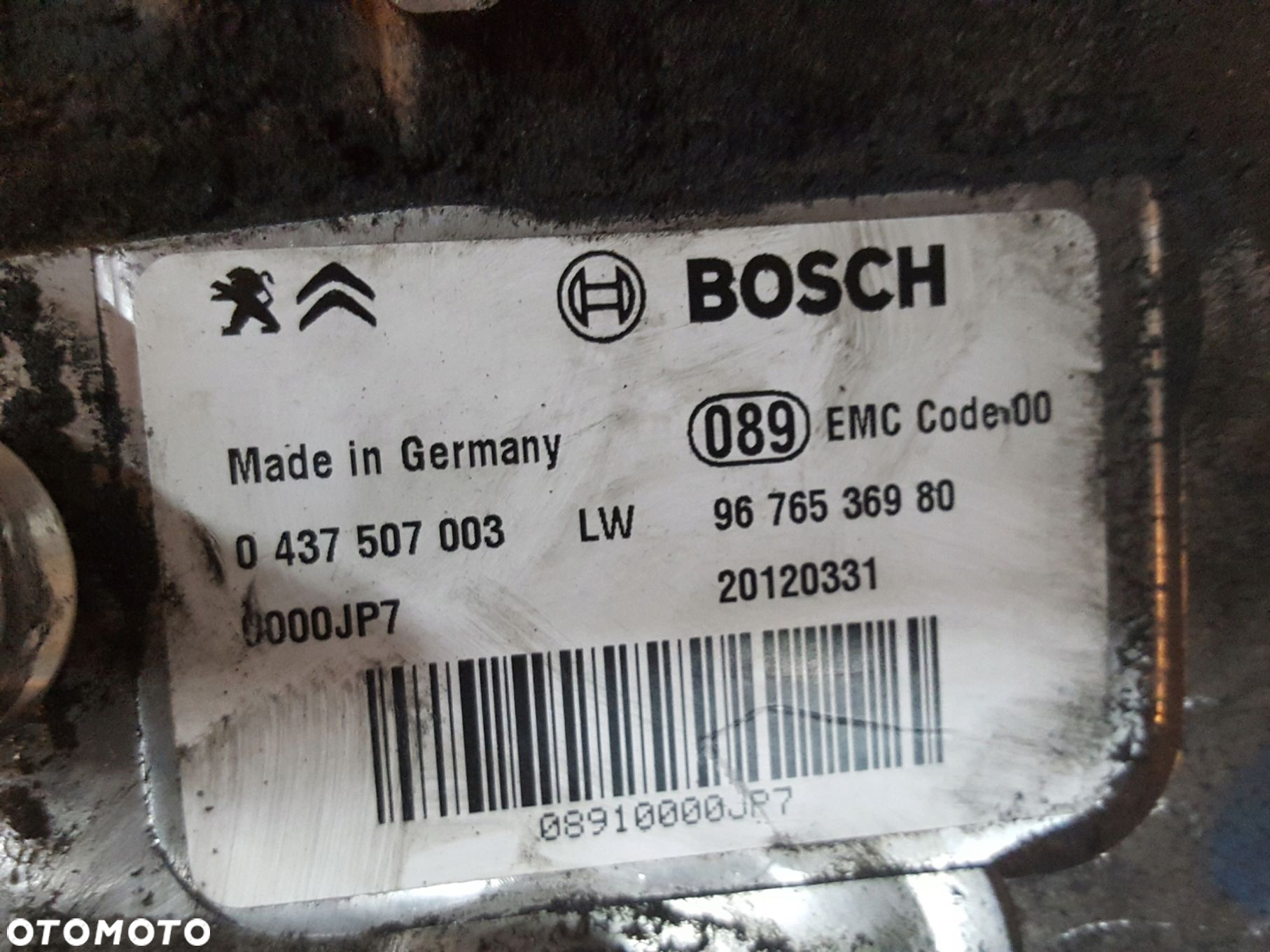 CITROEN DS5 11-15r 508 2.0 HDI HYBRYDA ALTERNATOR 9676536980 - 2