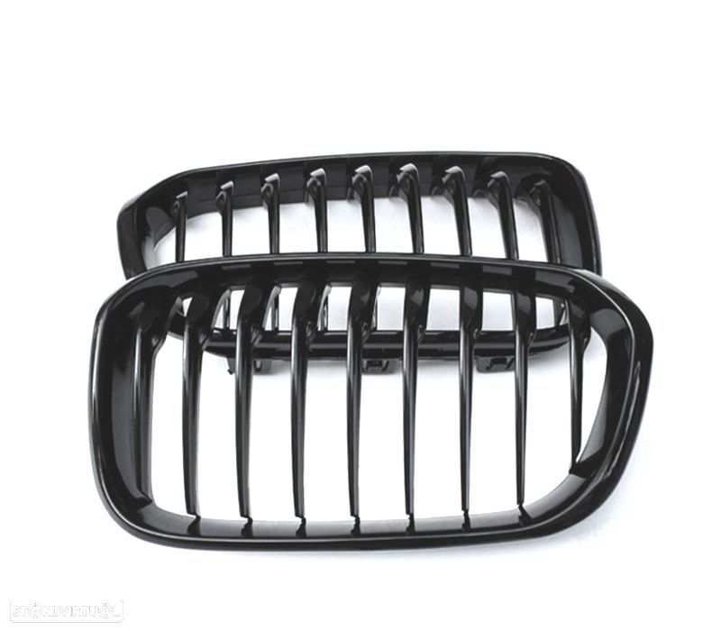 GRELHAS FRONTAIS BMW F20 F21 LOOK M PERFORMANCE PRETO BRILHANTE - 2