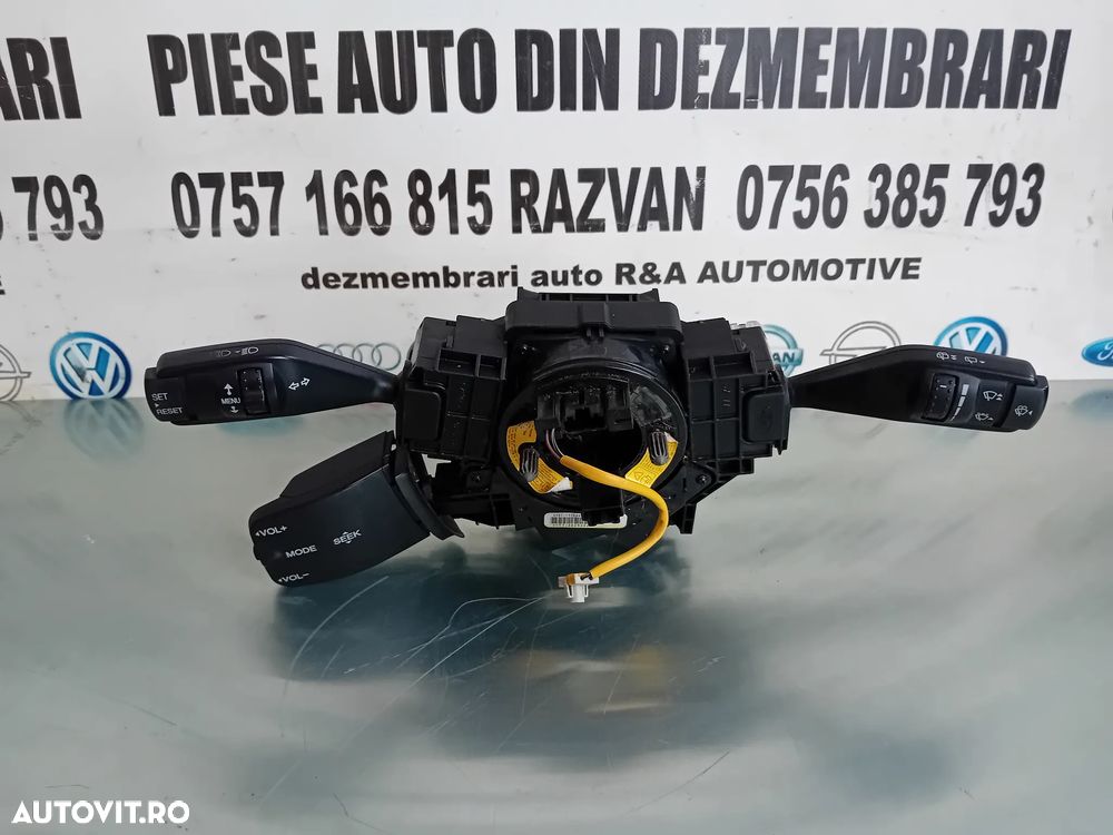 Ansamblu Maneta Stergatoare Semnalizare Spira Banda Volan Airbag Ford Kuga 1 I Cod 3M5T-6475-AE - 1