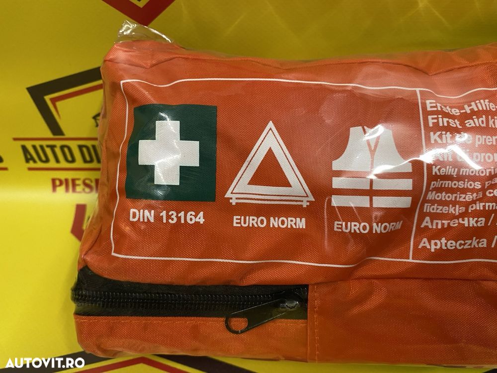Kit trusa medicala de prim ajutor, triunghi-vesta reflectorizanta - 5