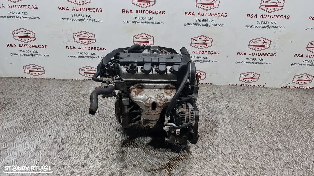MOTOR COMPLETO HONDA CIVIC 7 VII MK7 HATCHBACK 1.6i VTEC 16V 110CV D16V1 - 1