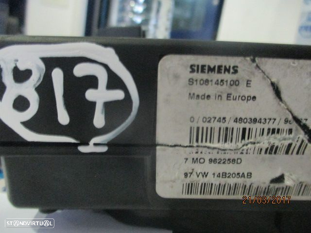 Caixa Fusiveis S108145100E 7MO962258D SEAT ALHAMBRA 1997 1.9TDI SIEMENS - 4
