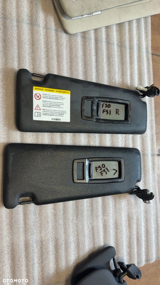 OSŁONA PRZECIWSŁONECZNA BMW F30 F31 KOMPLET