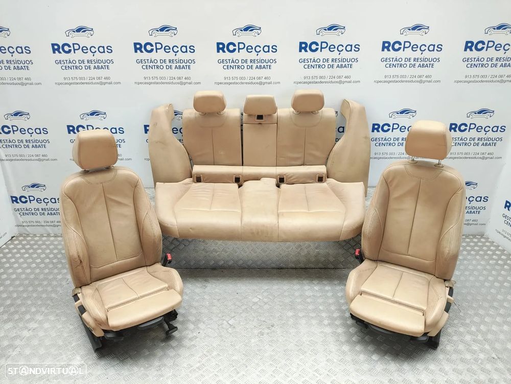 Conjunto Bancos Pele Originais BMW Serie 3 F30 Pack M 2011 a 2018 - 4