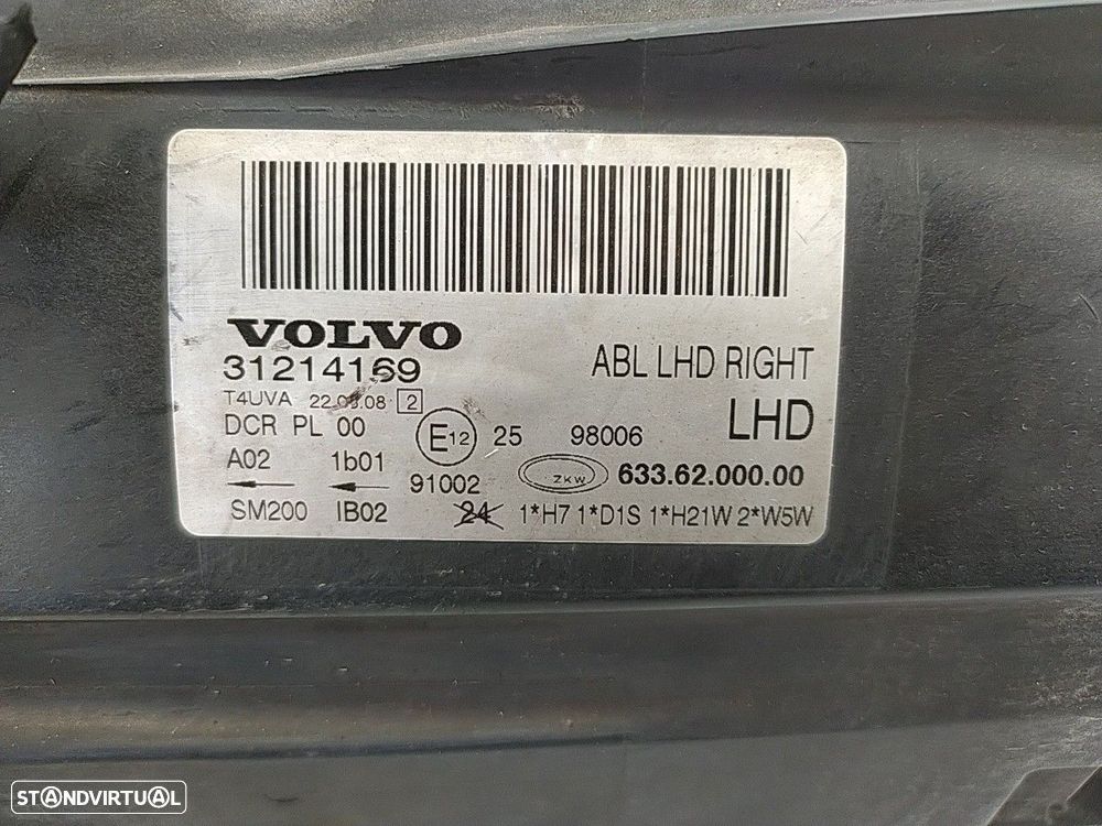 Farol Direito Volvo S80 Ii (124) - 6