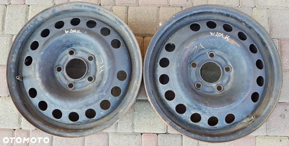 FELGA STALOWA 15 MERCEDES W204 5X112 ET49 - 2