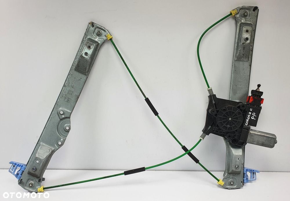 MECHANIZM PODNOŚNIK SZYBY PRAWY PRZÓD OPEL CORSA D 3D - 1