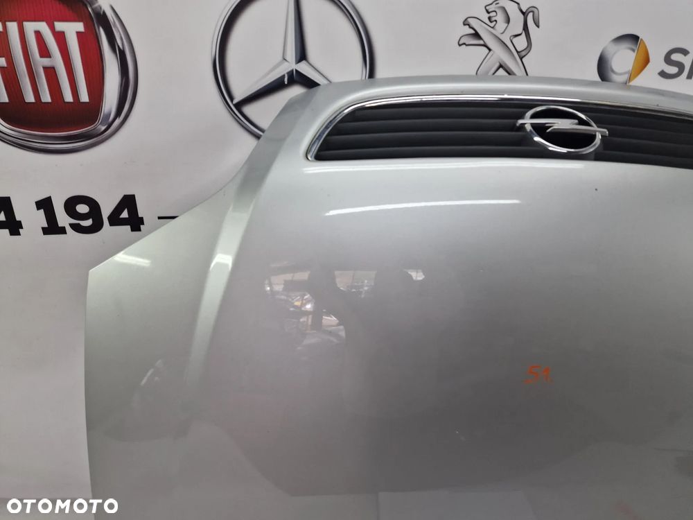 OPEL ZAFIRA A 98- ŁADNA MASKA SREBRNA , NR AUKCJI NM51 - 4
