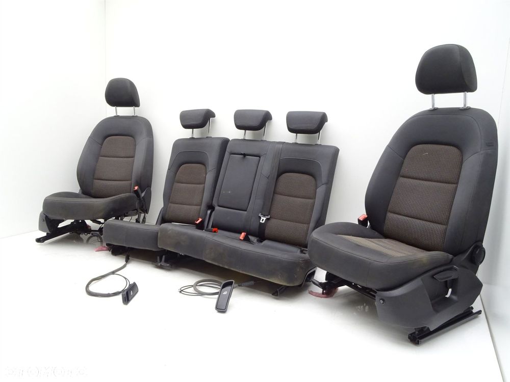 Komplet foteli fotel przód prawy lewy kanapa tył 8r0880242b audi q5 8r - 3