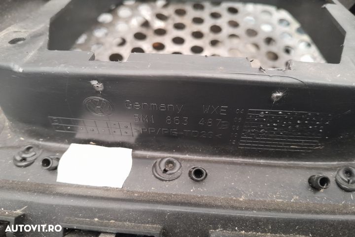 Consola centrala 5M1863487 Volkswagen VW Golf 6  [din 2008 pana  2015 - 1