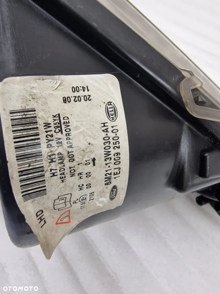 FORD S-MAX I / GALAXY MK2 II LIFT 06- LEWA ZWYKŁA LAMPA PRZEDNIA PRZÓD , NR 6M21-13W030-AH , NR AUKCJI LL521 - 14