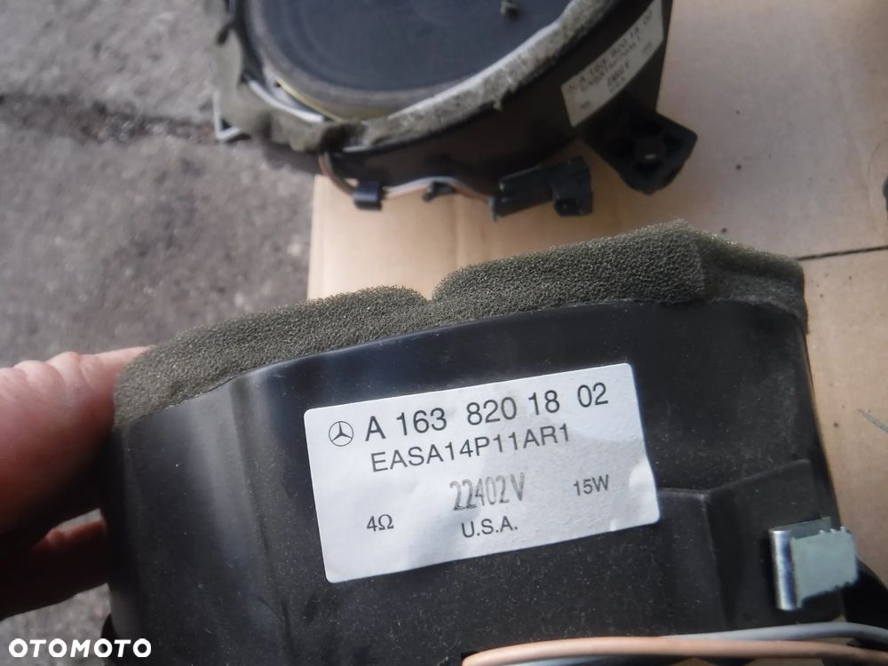 Mercedes ML W163 glosniki glosnik A1638201502 A1638201802 - 3