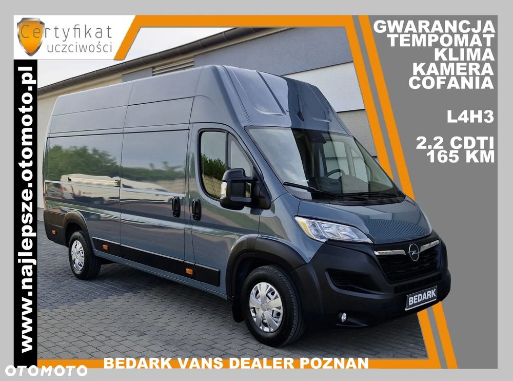 Opel MOVANO, L4H3, SALON POLSKA, kamera cofania, tempomat, klima - 2