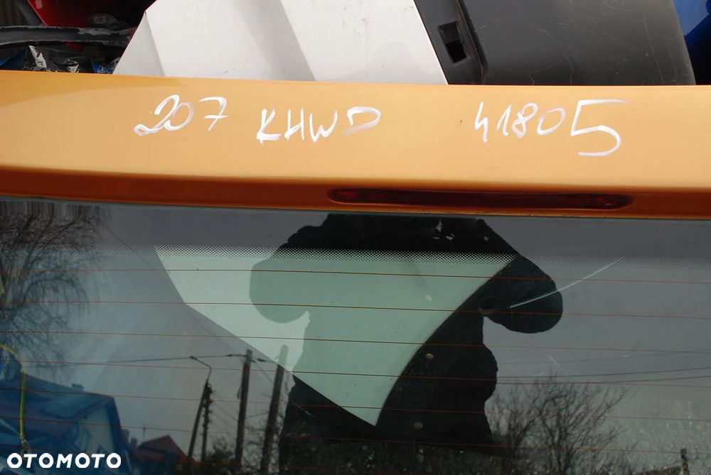 peugeot 207 klapa kolor KHWD nr 41805 WYSYŁKA - 5