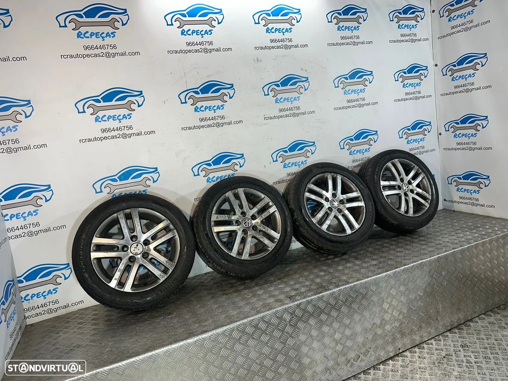 .Conjunto Jantes 16 Altanta Originais VW Volkswagen 5x112 6.5J ET50 1K0601025BM - 4