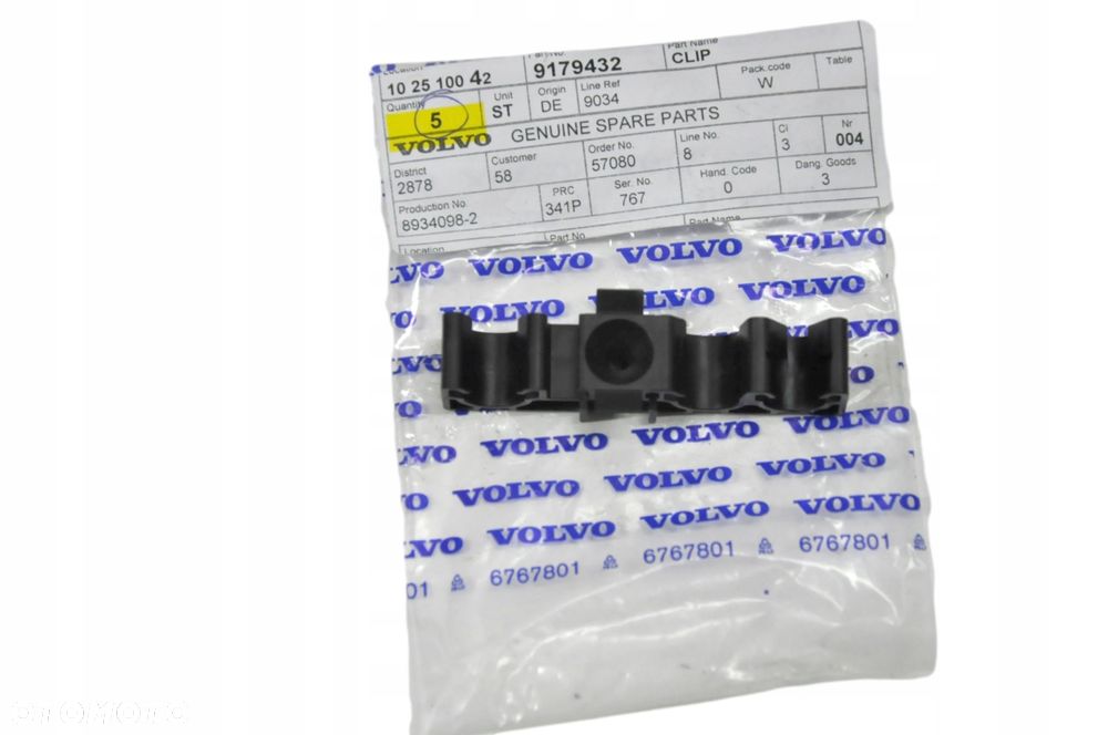 VOLVO S60 S80 uchwyt spinka przewodu paliwowego OE - 2