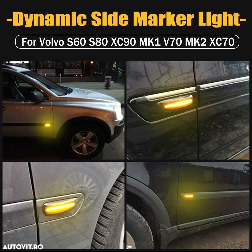 Semnalizari Dinamice aripa Volvo XC90 S80 XC70 V70 S60 2001-2009 - 4