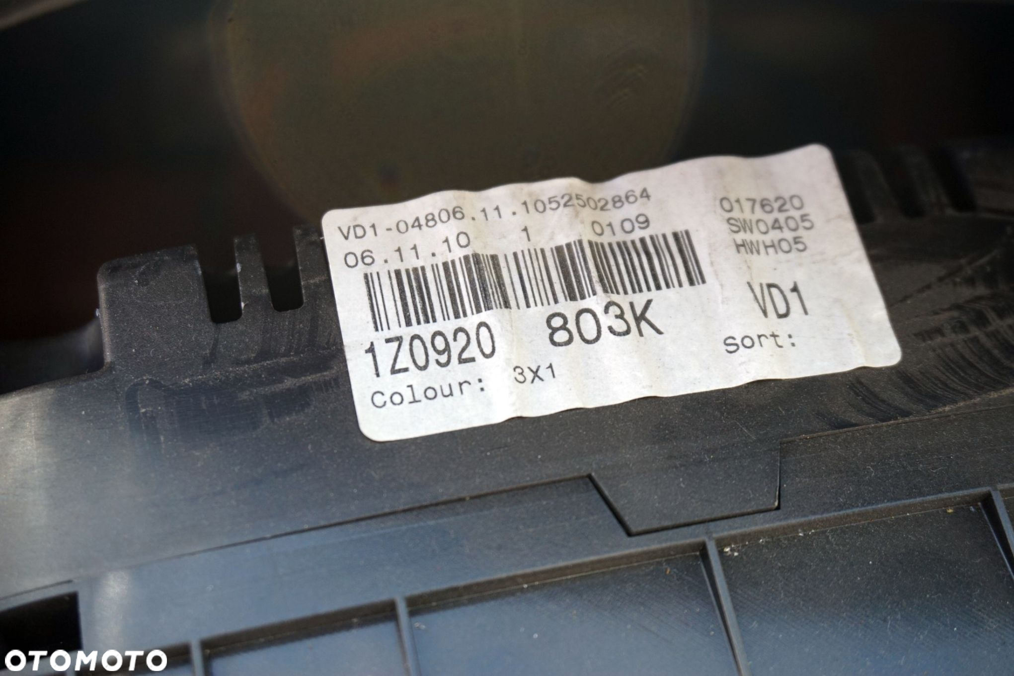 LICZNIK ZEGARY OCTAVIA II LIFT 1.6 16V 1Z0920803K SKODA 2008-2013 - 5