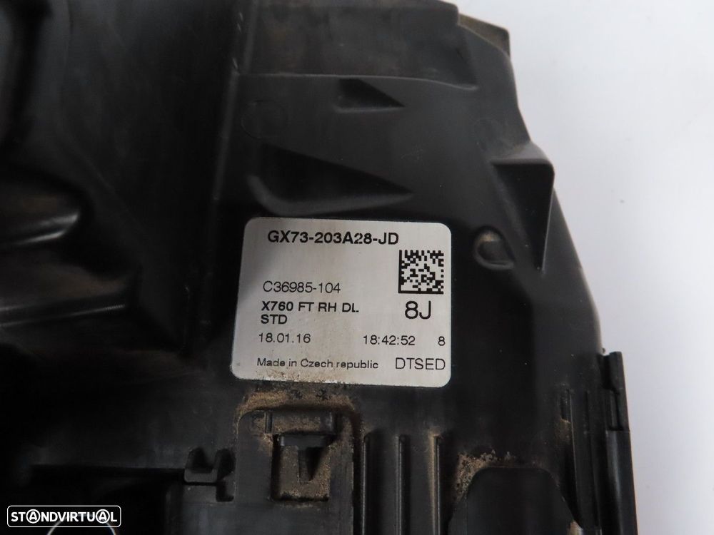 Fecho da porta Direito/Frente Usado / Original JAGUAR XE (X760) GX617-203A28-JD - 4
