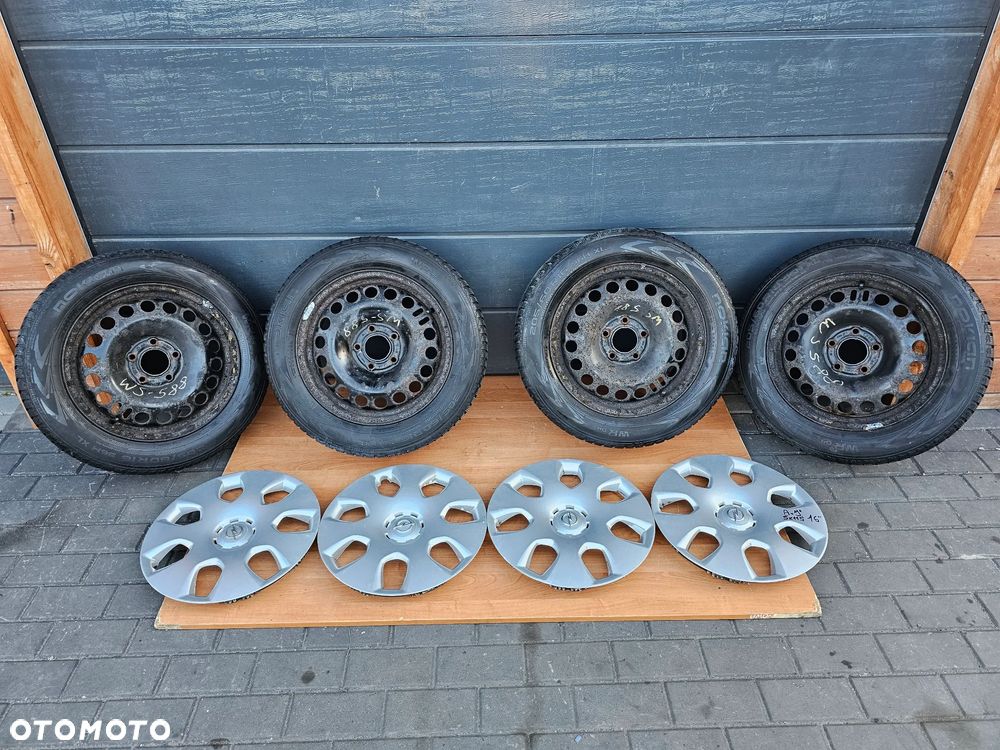 FELGI STALOWE OPONY ZIMOWE KOŁA KOŁPAKI OPEL ASTRA J K ZAFIRA C R 16 5x115 ET41 205/60/16 - 2