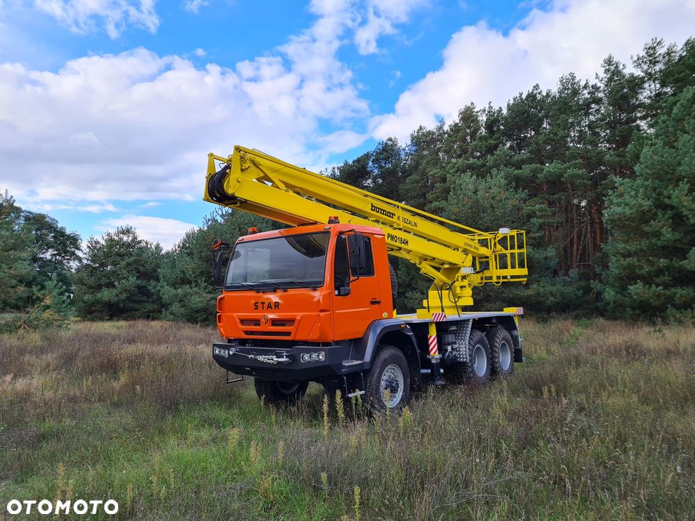 Star 266 MAN 6x6 Modernizacja Podnośnik koszowy BUMAR P-184 - 13