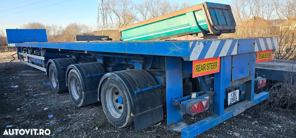 Nooteboom Platformă extensibilă la 36 m, 3 axe, trailer - 1