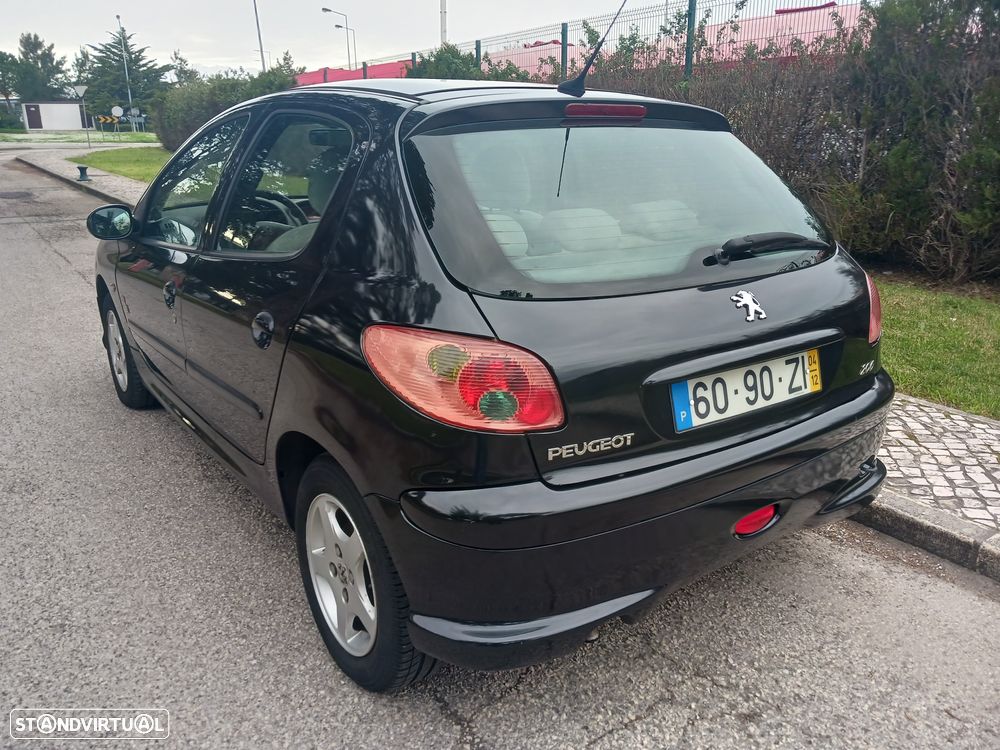 Peugeot 206 1.1 Black & Silver - 7