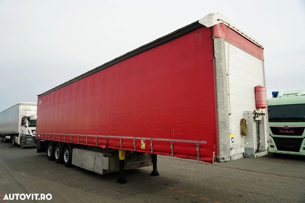 Schmitz Cargobull / SEMIREMORCĂ CU PRELATĂ (CURTAINSIDER) / STANDARD / CUTIE PENTRU PALETI / PRELATĂ RANFORSATĂ / - 8