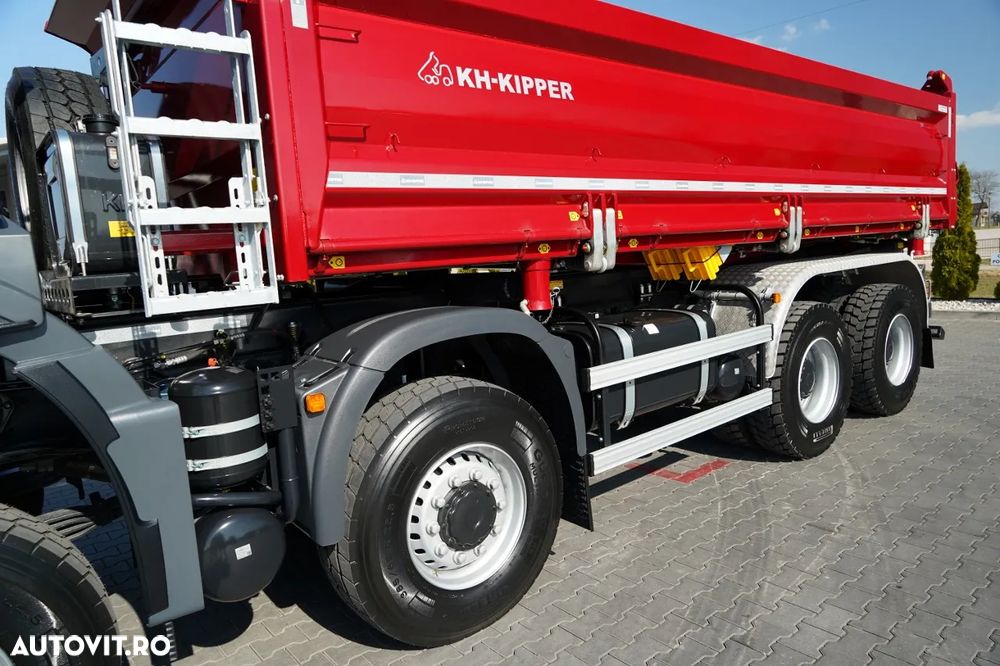 MAN TGS 41.480 / 8x8 / BASCULANĂ SPATE / MANUAL / NOU NOU / KH-KIPPER / - 26