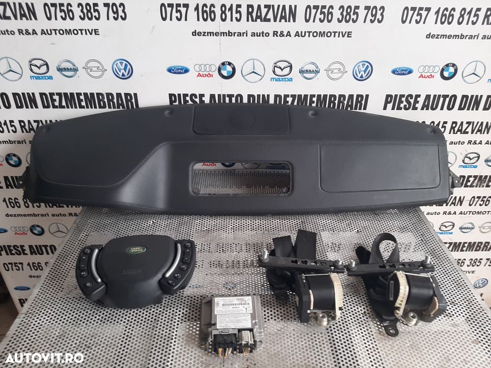 Plansa Bord Kit Airbag Land Rover Range Rover Vogue L322 Volan Stanga An 2005-2006-2007-2008-2009-2 - 5