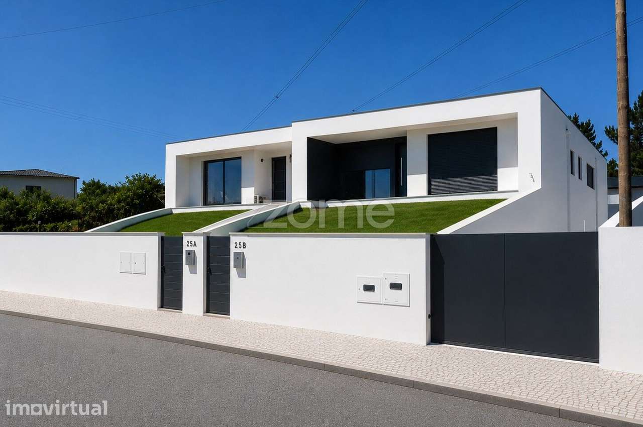Moradia Geminada Nova T3 - arquitetura moderna - Anadia - Grande imagem: 2/20