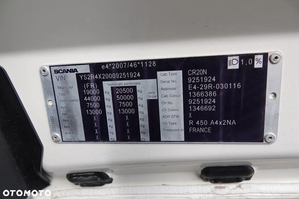 Scania R 450 / RETARDER / HYDRAULIKA  / - 37