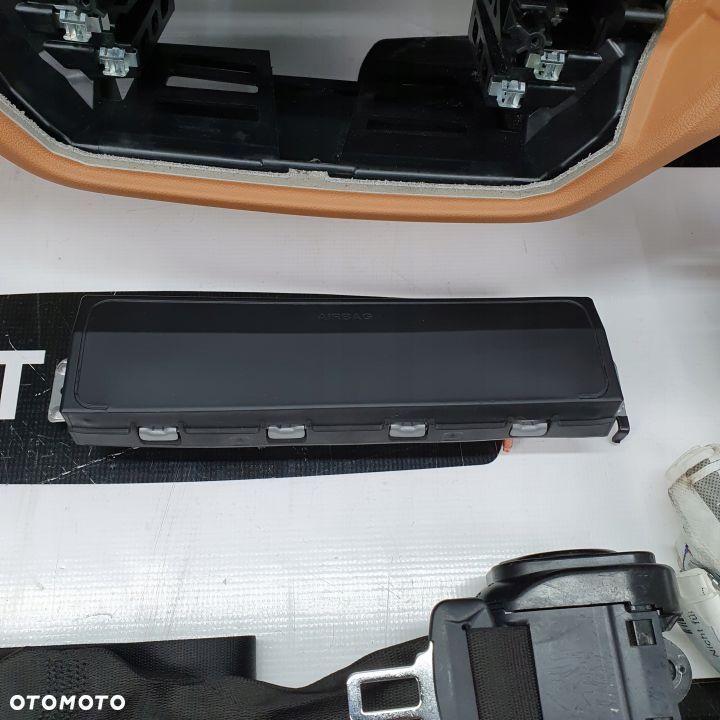 BMW G30 G31 DESKA ROZDZIELCZA KONSOLA KOKPIT PULPIT PODUSZKI AIRBAG AIR BAG PASY KIT SET - 9