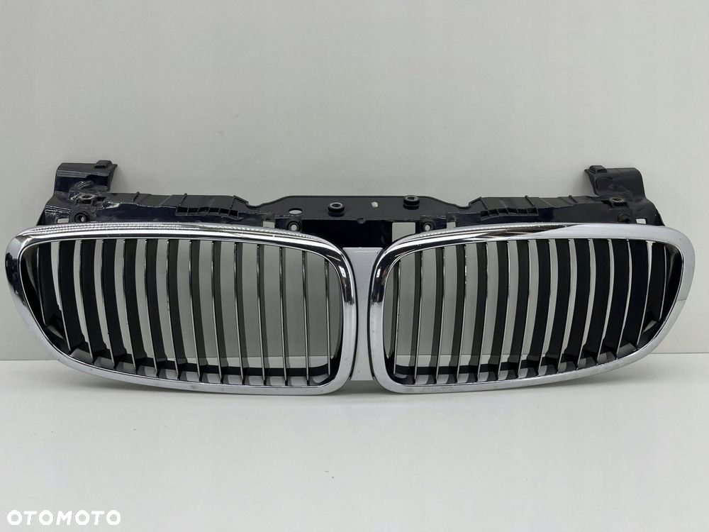 BMW 7 E65 LIFT ATRAPA GRILL NERKI CHROM 7145738 - 3