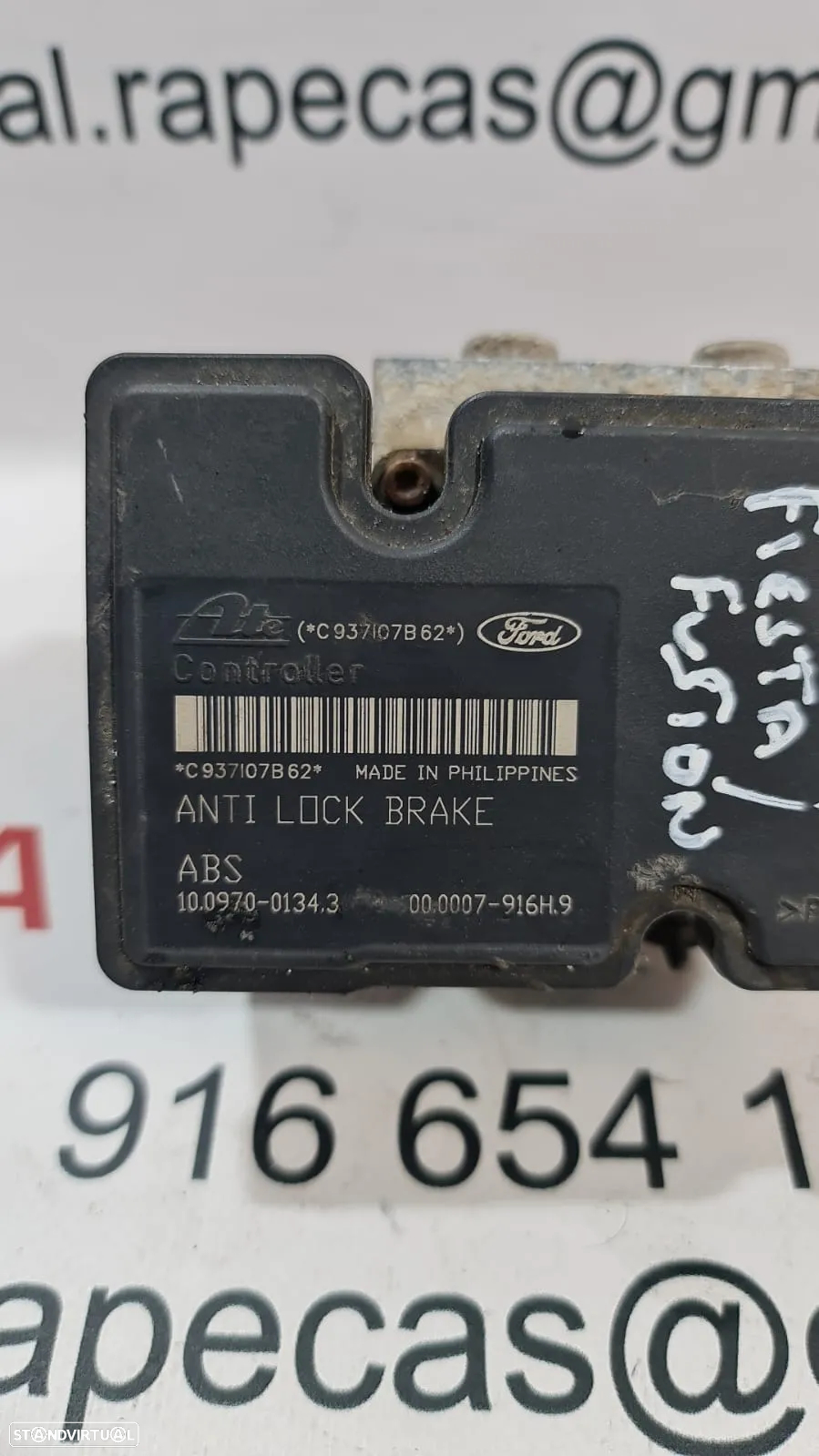 Módulo ABS Ford Fiesta 5 V / Mazda II 2 Ref 10097001343 Original - 3