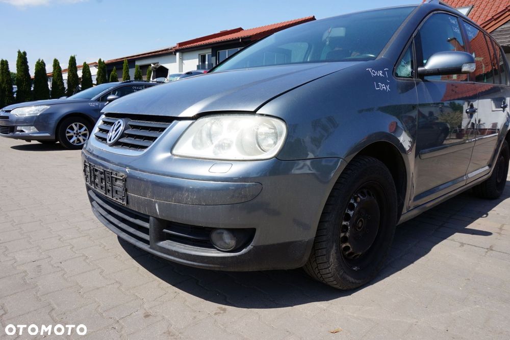 MASKA ZDERZAK BŁOTNIKI LAMPY TOURAN I 1T LD7X  VOLKSWAGEN 2003-2006 SZARY PRZÓD KOMPLETNY - 8