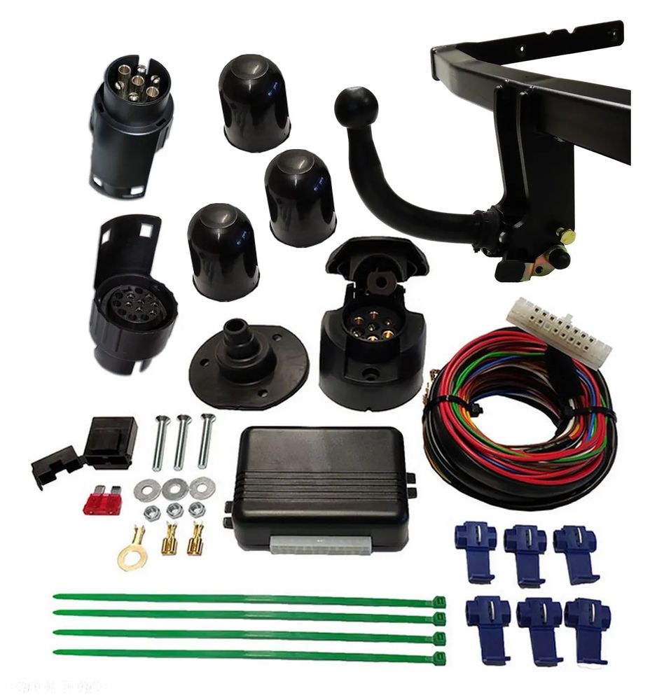 ZAPINANY ORYGINALNY HAK HOLOWNICZY MARKI AUTOHAK SŁUPSK +MODUŁ+7/13 VW TOURAN 1I+FL - 5