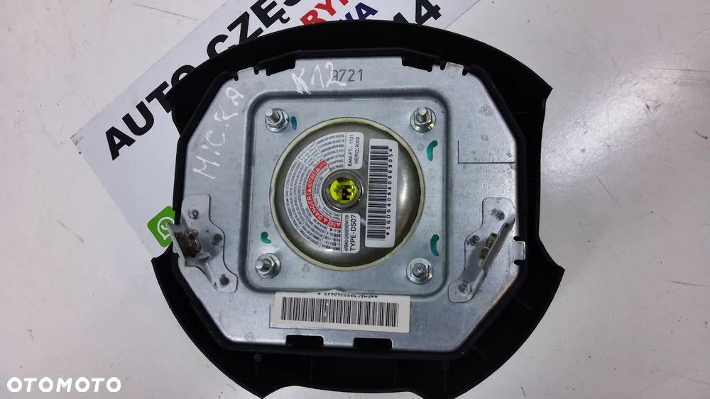 Nissan K12 lift Poduszka Powietrzna AIRBAG kierowcy - 3